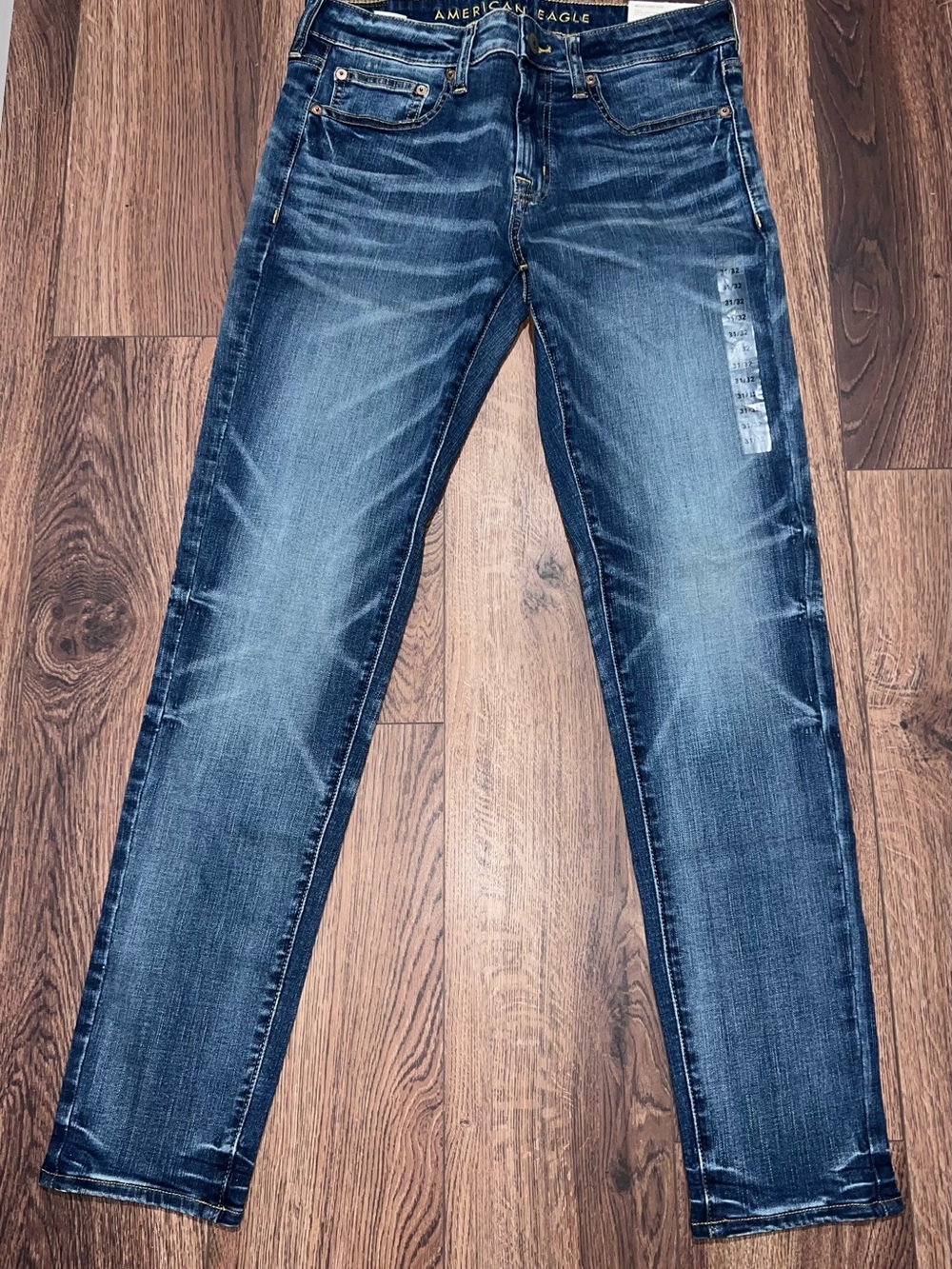 NWT American Eagle Men’s Flex Skinny Jeans - medium tinted indigo